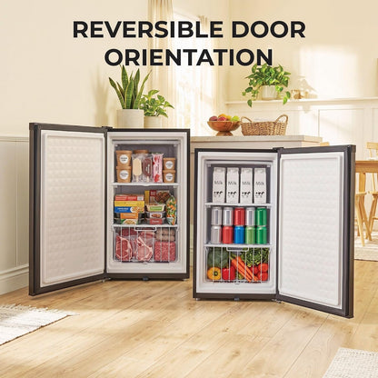 Upright Freezer/Fridge Convertible 3 Cu Ft Energy Star, CUF-301SS