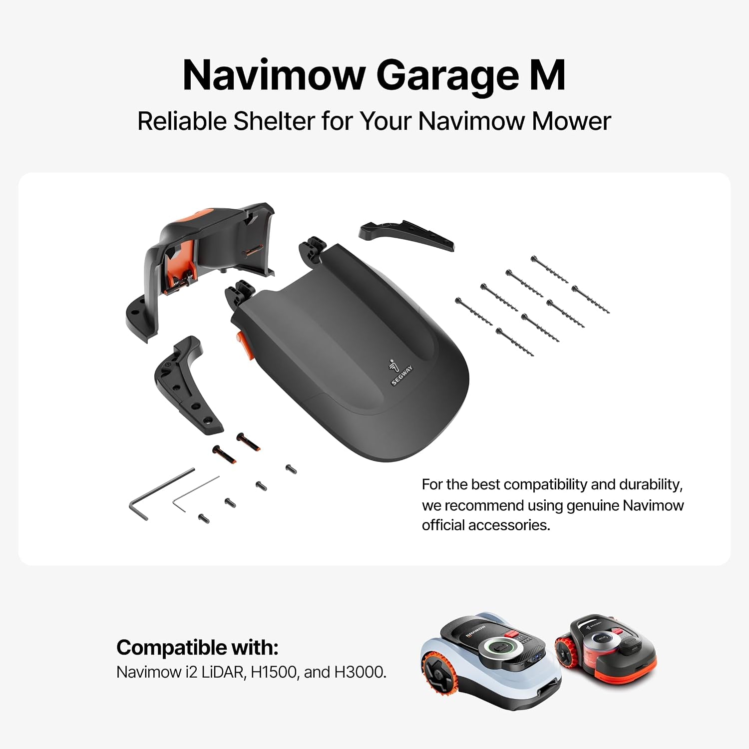 Segway  Garage M for  I215 Lidar, H Series Robot Lawn Mower
