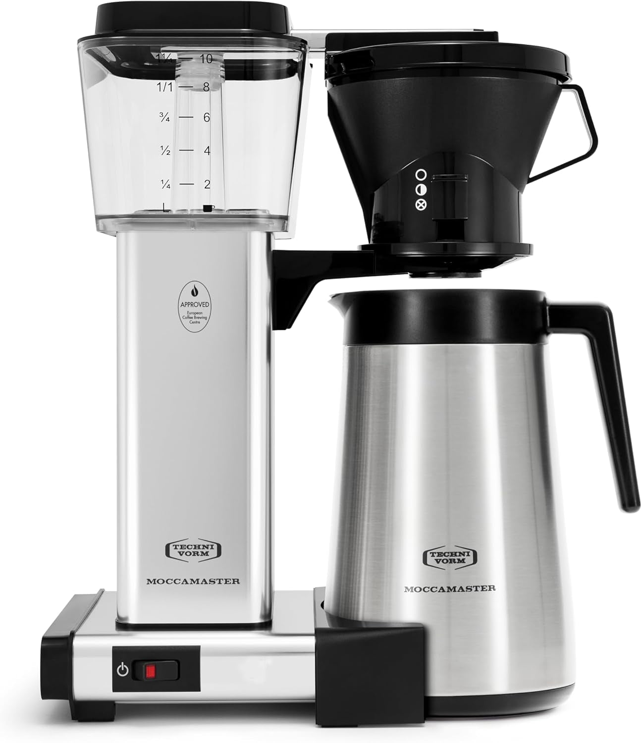 Technivorm Moccamaster 79112 KBT Coffee Brewer, 40 Oz, Polished Silver