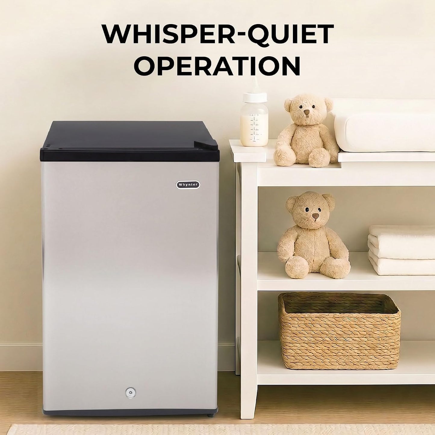 Upright Freezer/Fridge Convertible 3 Cu Ft Energy Star, CUF-301SS