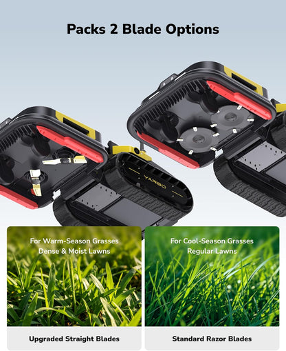 Robot Lawn Mower Pro, Wire-Free for 6 Acres, Four Seasons Yard Care