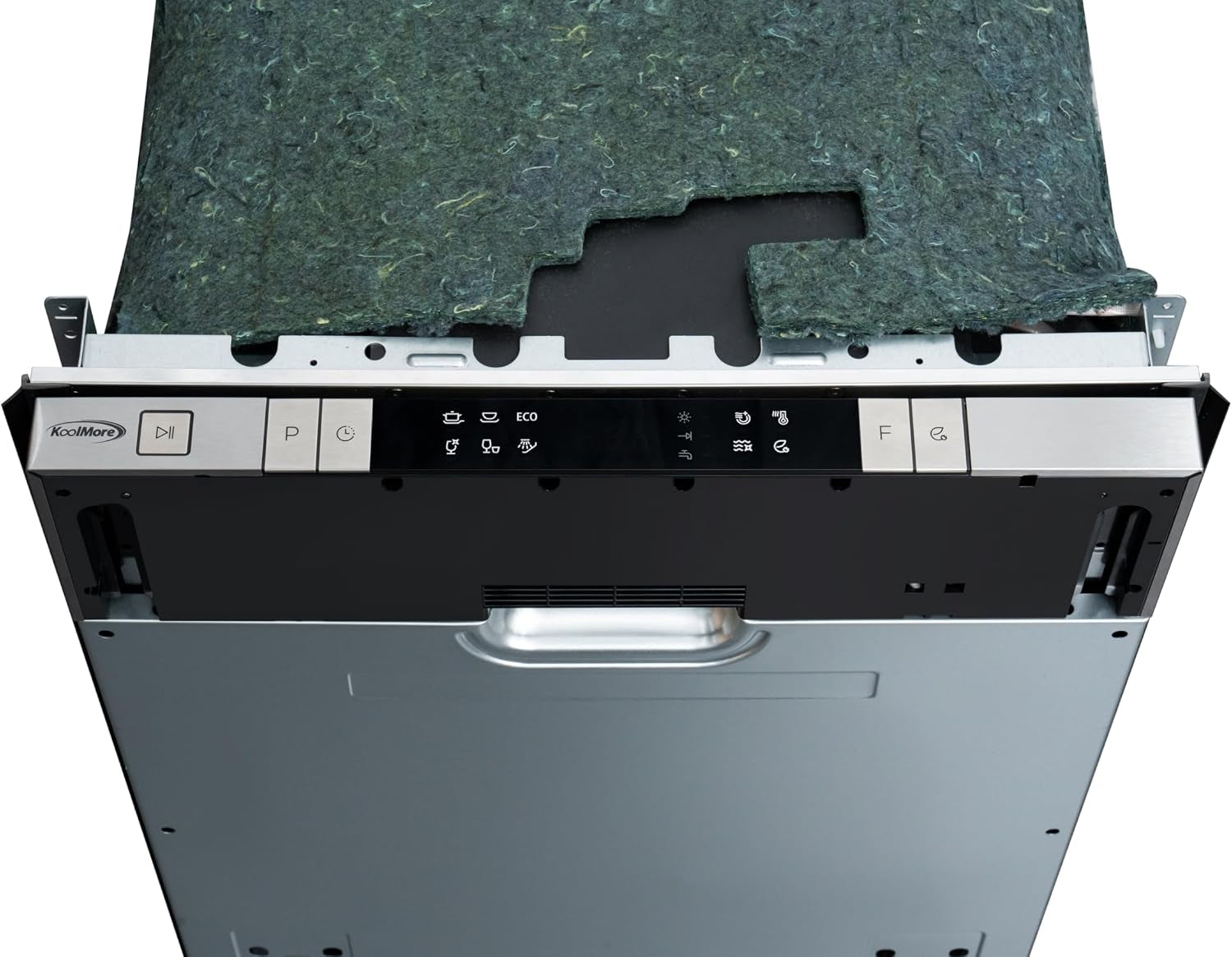18 In. ADA Panel Ready with 8 Place Settings 52 DB Dishwasher in Stainless-Steel, UL and Energy Star Certified (KM-DW1852-PR)