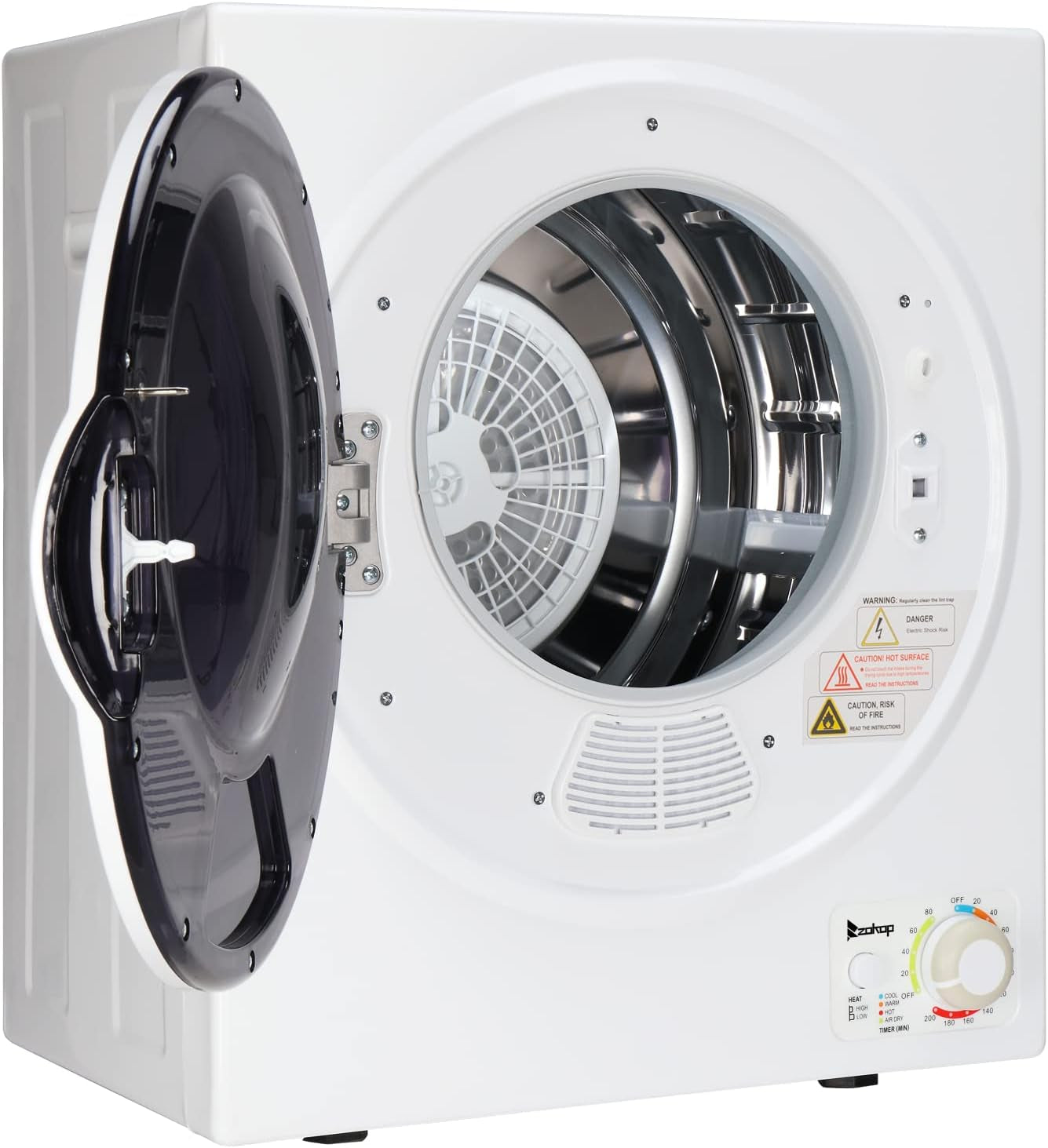 1.5 Cu.Ft Portable Dryer Apartment Laundry with Exhaust Hose