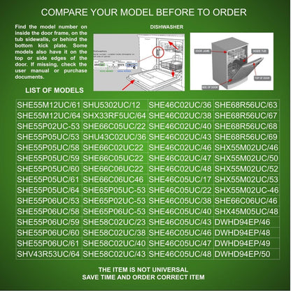 490467, 490472, AH3472025 CKD472025X Compatible with Bosch Thermador Gaggenau Dishwasher Dispenser Fits Old Number 490467, 490472, AH3472025