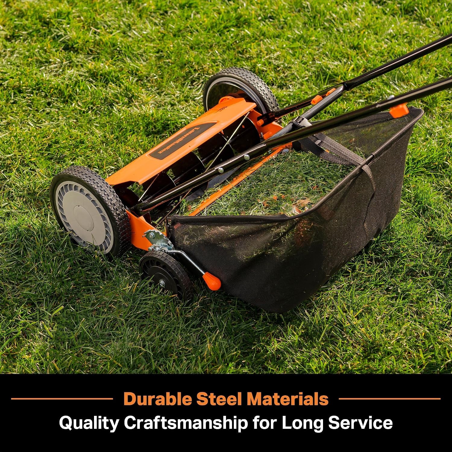 LMRM1801 Push Reel Lawn Mower 18-Inch 5-Blade