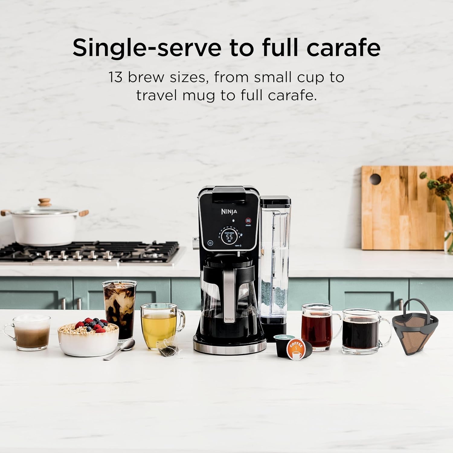 Ninja Specialty Drip Coffee Maker, Dualbrew Pro, Black CFP307