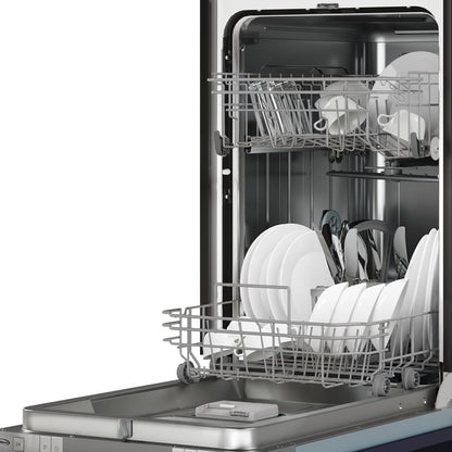 18 In. ADA Panel Ready with 8 Place Settings 52 DB Dishwasher in Stainless-Steel, UL and Energy Star Certified (KM-DW1852-PR)