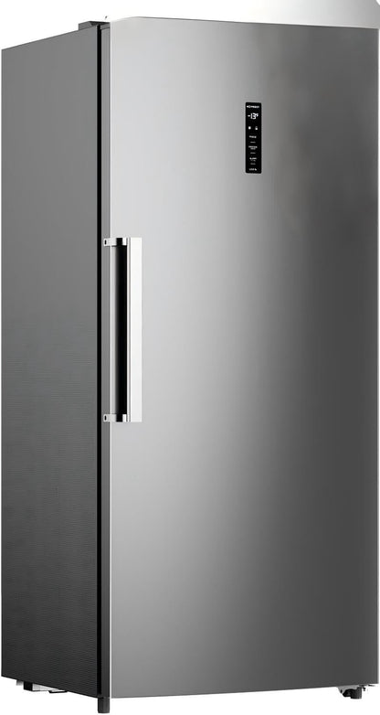 21.2 Cu.Ft. Stainless Convertible Upright Freeze,Rlarge Capacity, Frost Free, Digital Touch Control Panel, Frost Free, Quiet Operation, Stand up Freezer for Homes, Office