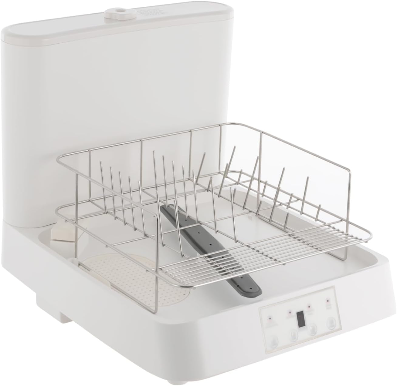 Portable Countertop Dishwasher with Water Tank,3 Modes Mini Multi-Functional Dishwasher, 149°F High-Temp Wash & 360° Spray, Compact Automatic Dishwasher for Apartments, Dorms, Rvs(White/Brown)