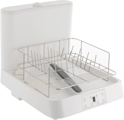 Portable Countertop Dishwasher with Water Tank,3 Modes Mini Multi-Functional Dishwasher, 149°F High-Temp Wash & 360° Spray, Compact Automatic Dishwasher for Apartments, Dorms, Rvs(White/Brown)