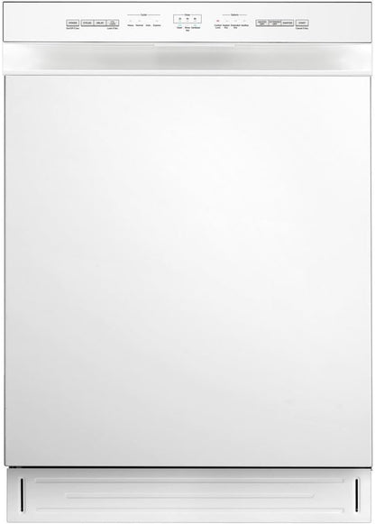 Midea MDF24P1BWW 52 Dba White Front Control Hybrid Tub Dishwasher