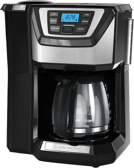 BLACK+DECKER 12-Cup Grind and Brew Coffee Maker