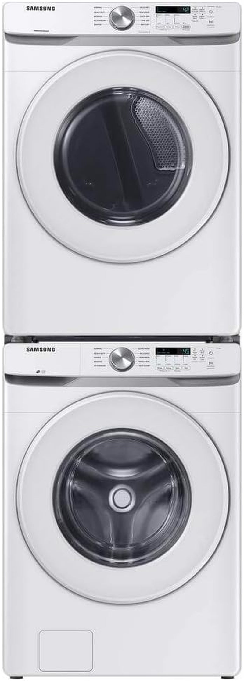 Samsung 7.5 Cu. Ft. Front Load Electric Dryer with Sensor Dry, White, DVE45T6000W/A3