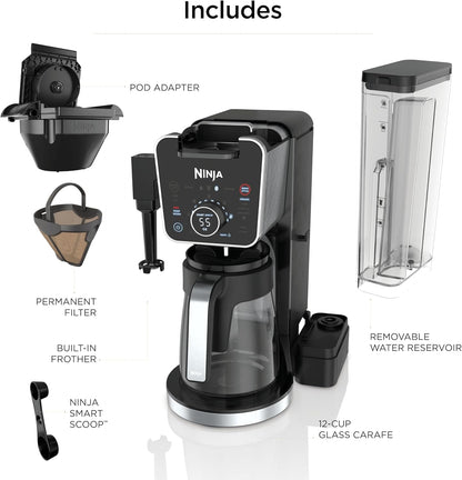 Ninja Specialty Drip Coffee Maker, Dualbrew Pro, Black CFP307