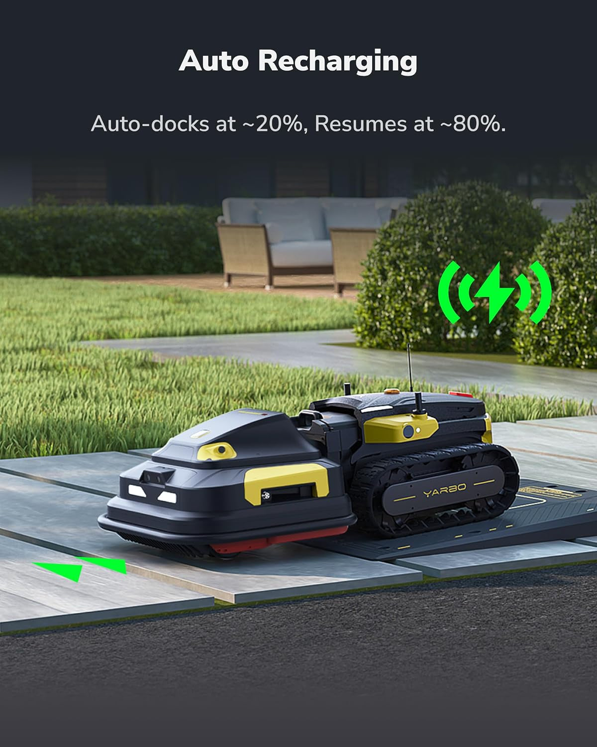 Robot Lawn Mower Pro, Wire-Free for 6 Acres, Four Seasons Yard Care