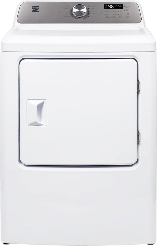 7.0 Cu. Ft. Front Load Electric Dryer - White