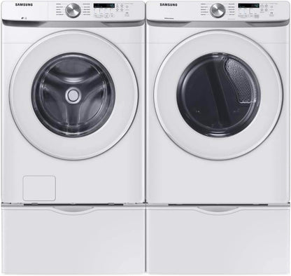 Samsung 7.5 Cu. Ft. Front Load Electric Dryer with Sensor Dry, White, DVE45T6000W/A3