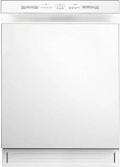 Midea MDF24P1BWW 52 Dba White Front Control Hybrid Tub Dishwasher