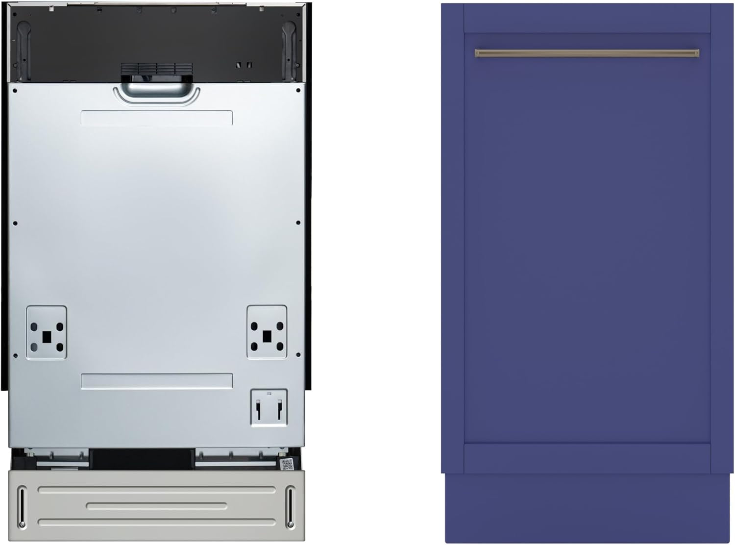 18 In. ADA Panel Ready with 8 Place Settings 52 DB Dishwasher in Stainless-Steel, UL and Energy Star Certified (KM-DW1852-PR)