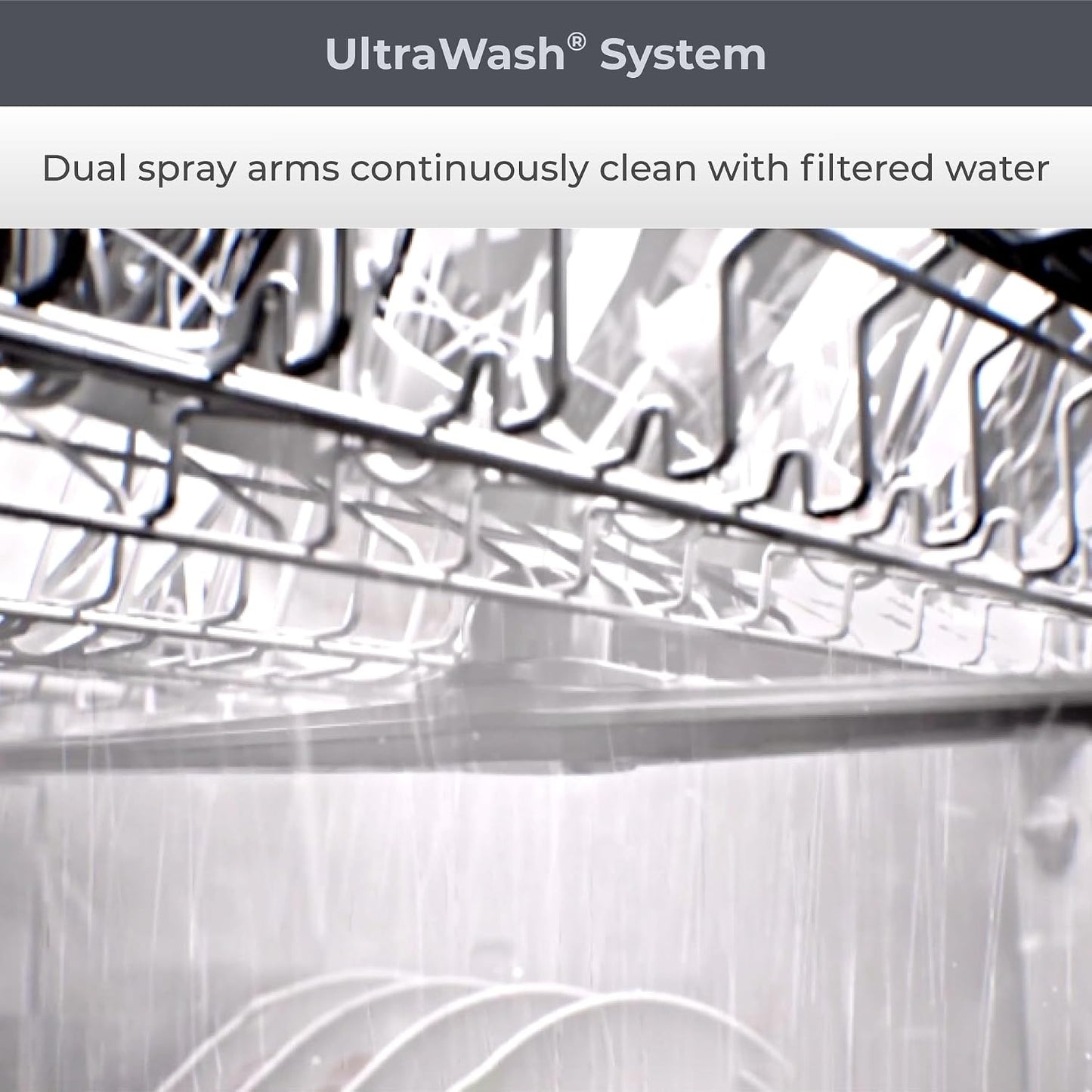 Kenmore 24 in Built-In Dishwasher (Lavavajillas) with Stainless Steel Tub, Top Control, 49 Dba Quiet Operation