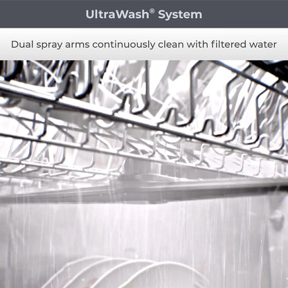 Kenmore 24 in Built-In Dishwasher (Lavavajillas) with Stainless Steel Tub, Top Control, 49 Dba Quiet Operation