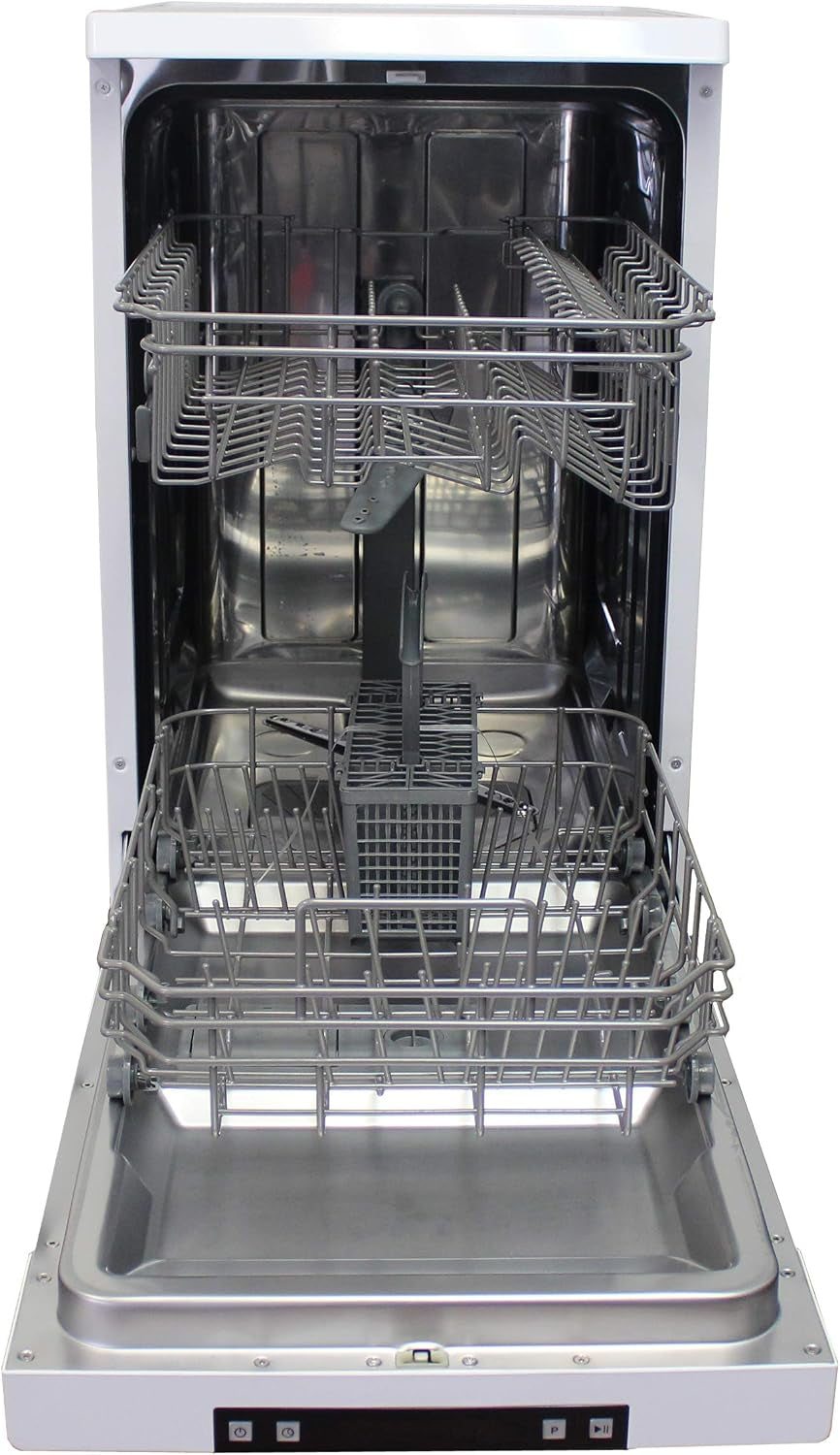 SD-9263WA 18″ Wide Portable Dishwasher with ENERGY STAR, 6 Wash Programs, 8 Place Settings and Stainless Steel Tub – White