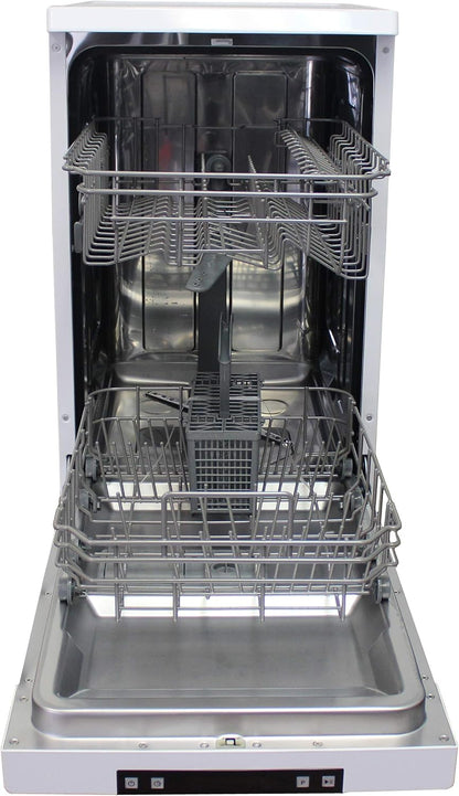 SD-9263WA 18″ Wide Portable Dishwasher with ENERGY STAR, 6 Wash Programs, 8 Place Settings and Stainless Steel Tub – White