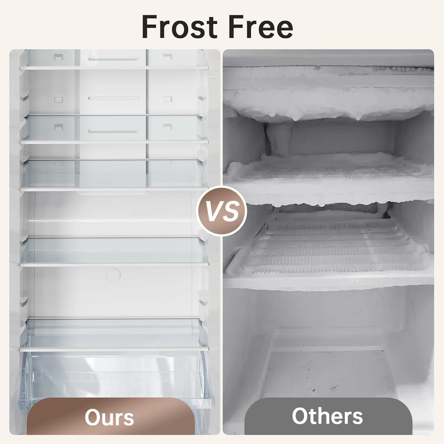 21.2 Cu.Ft. Stainless Convertible Upright Freeze,Rlarge Capacity, Frost Free, Digital Touch Control Panel, Frost Free, Quiet Operation, Stand up Freezer for Homes, Office