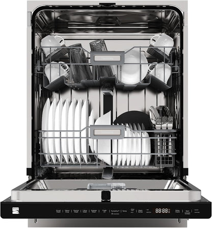 Kenmore 24 in Built-In Dishwasher (Lavavajillas) with Stainless Steel Tub, Top Control, 49 Dba Quiet Operation