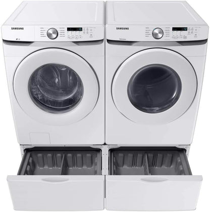 Samsung 7.5 Cu. Ft. Front Load Electric Dryer with Sensor Dry, White, DVE45T6000W/A3