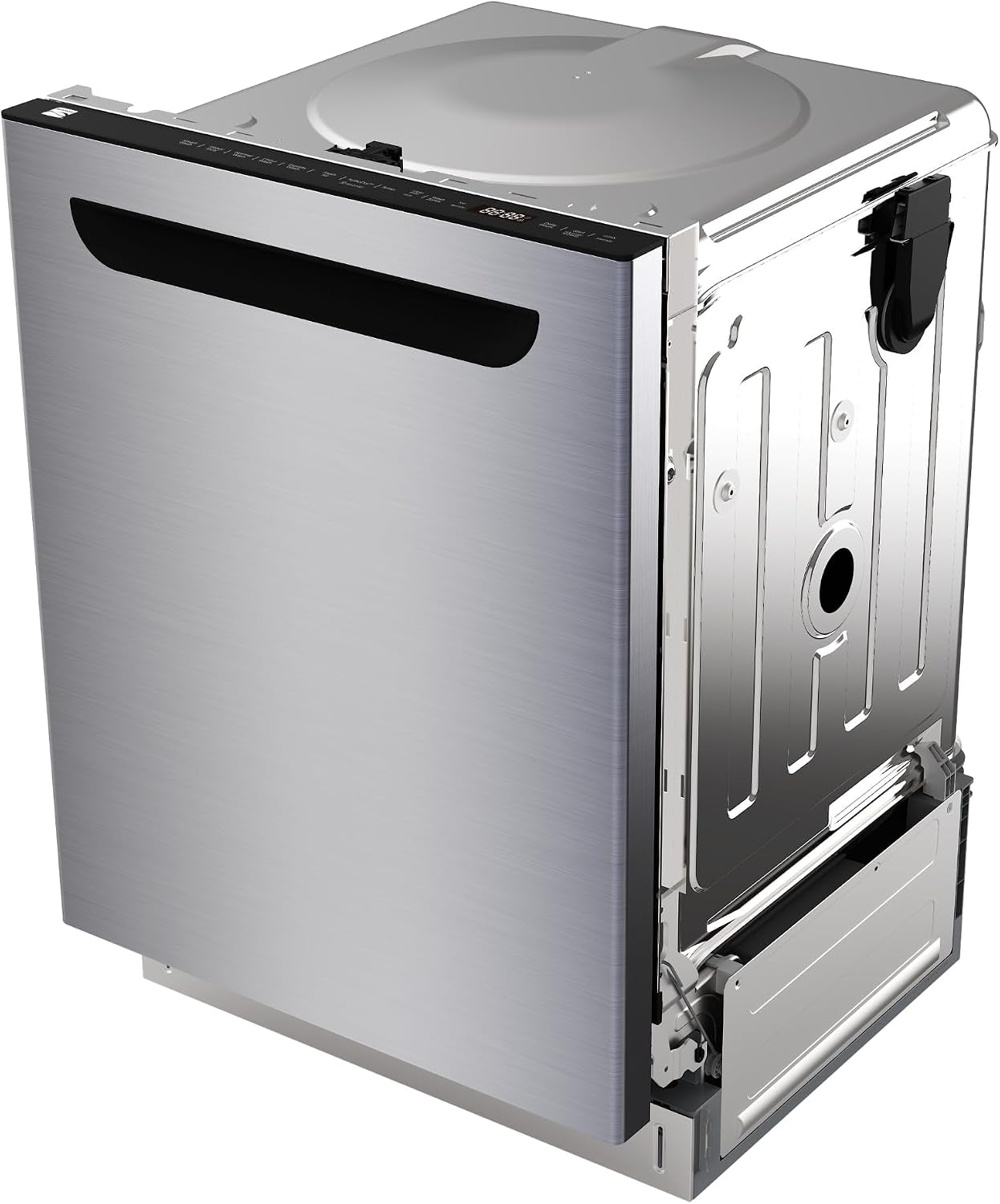 Kenmore 24 in Built-In Dishwasher (Lavavajillas) with Stainless Steel Tub, Top Control, 49 Dba Quiet Operation