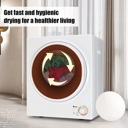 1.5 Cu.Ft Portable Dryer Apartment Laundry with Exhaust Hose