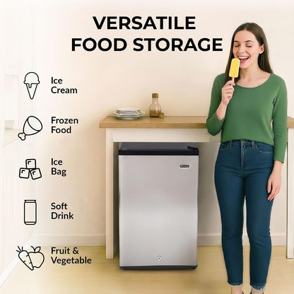 Upright Freezer/Fridge Convertible 3 Cu Ft Energy Star, CUF-301SS